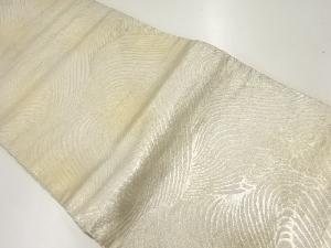 アンティーク　波模様織出し全通袋帯（材料）